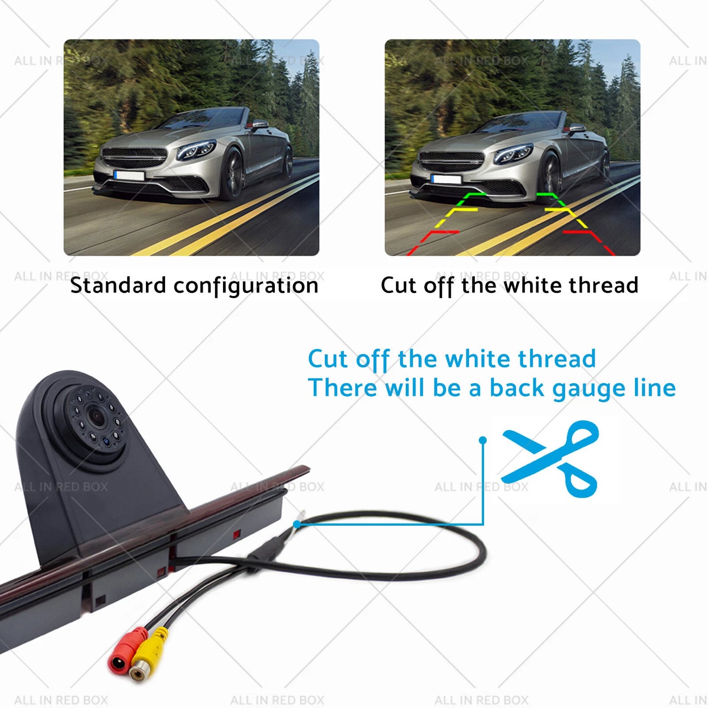 7'' Monitor Brake Light Backup Camera for Sprinter/VW Crafter (2007-2019)