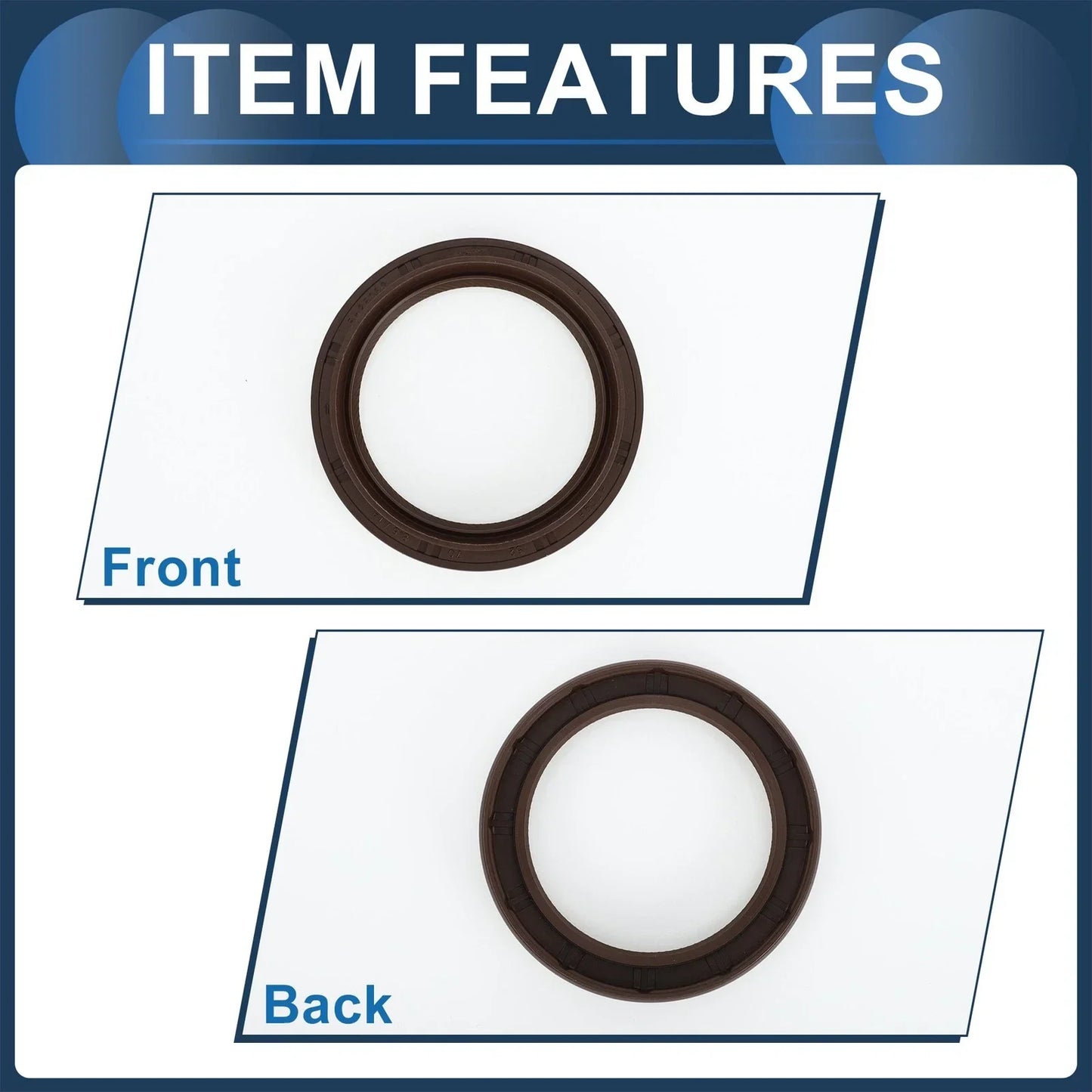 Front Crankshaft Oil Seal for Lexus LX 450 1996-1998 4.5L (1996-1998)