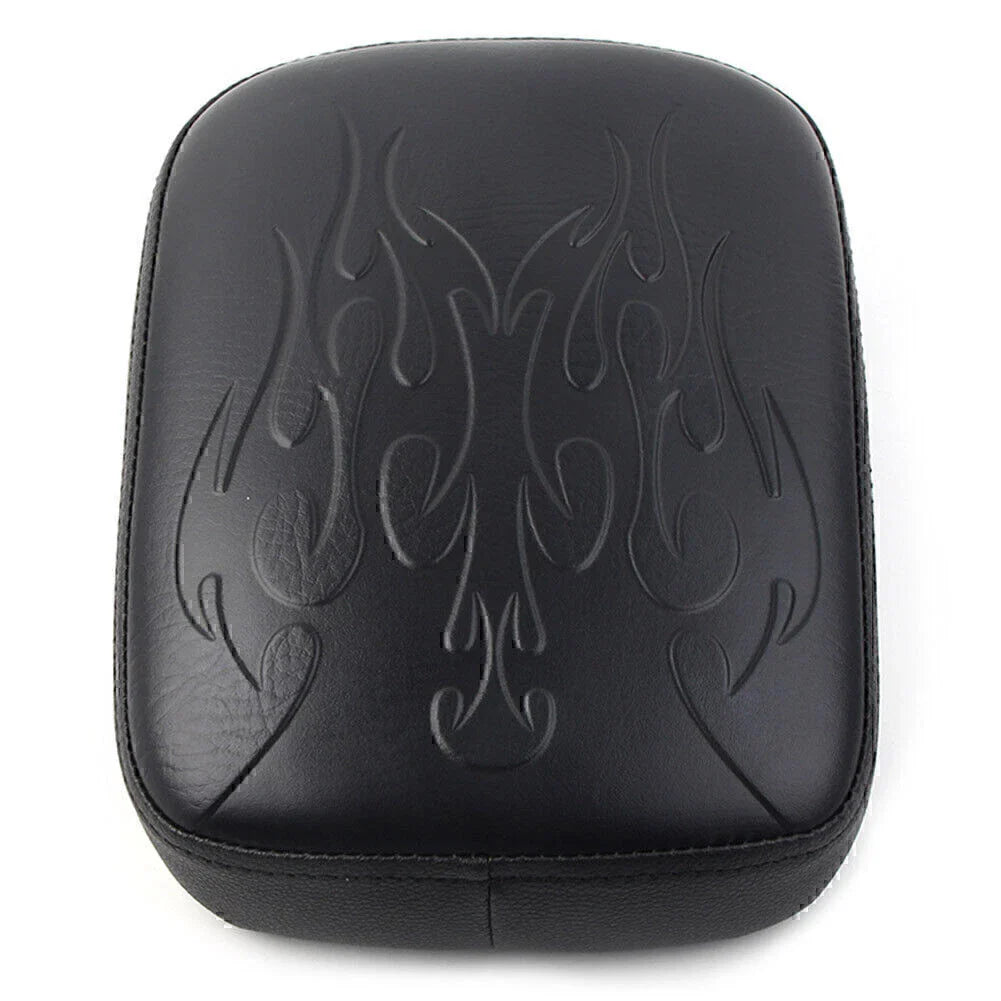 Rear Pillion Pad Seat for Harley Bobber Sportster (Fits 8 Suction Cups)