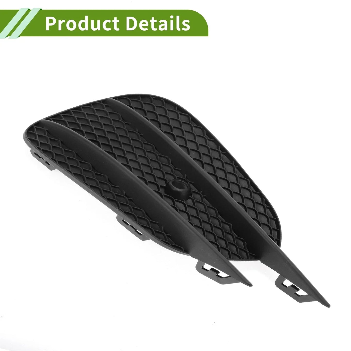 Front Right Fog Light Grill for Mercedes Benz E-Class (2017-2023) Black