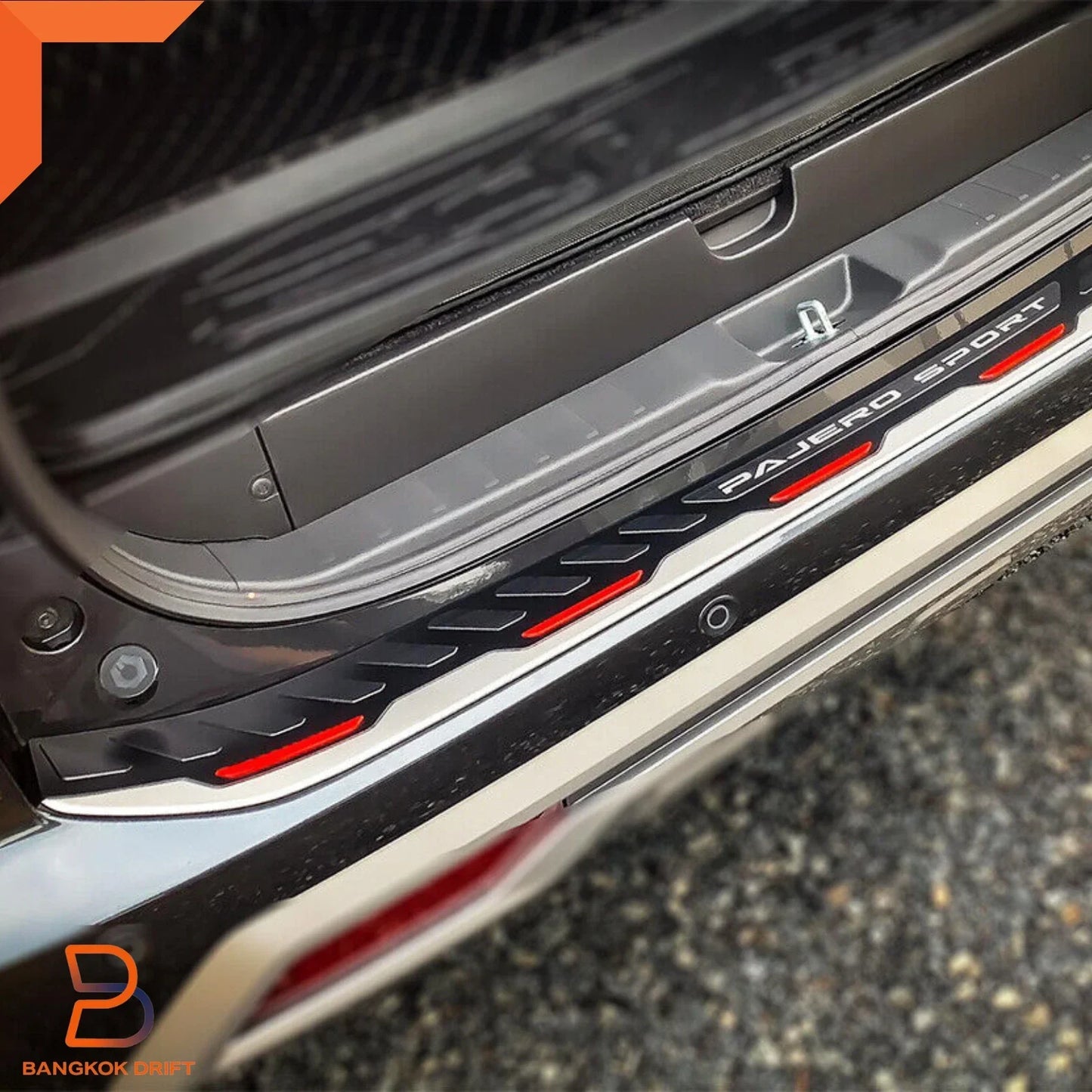 Rear Bumper Step Scuff Plate for Mitsubishi Pajero Sport (2019-2024)