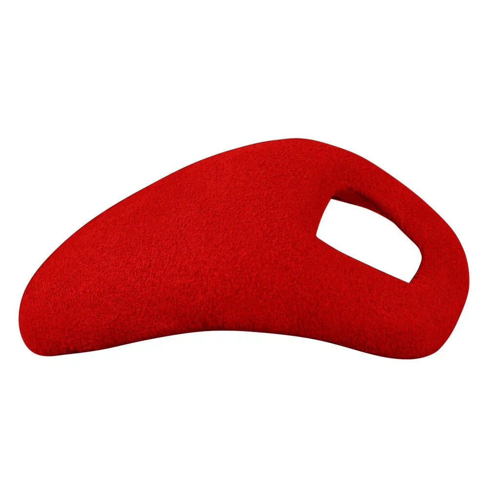 Red Center Console Gear Shift Knob Cover Trim for Porsche Cayenne (2018-2025)