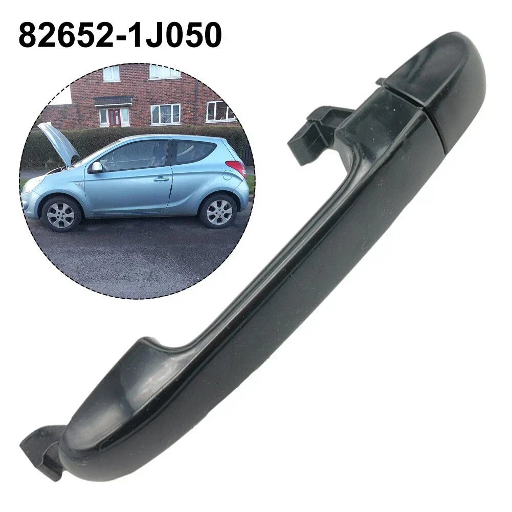 Outside Door Handle 1pc Black Plastic for Car