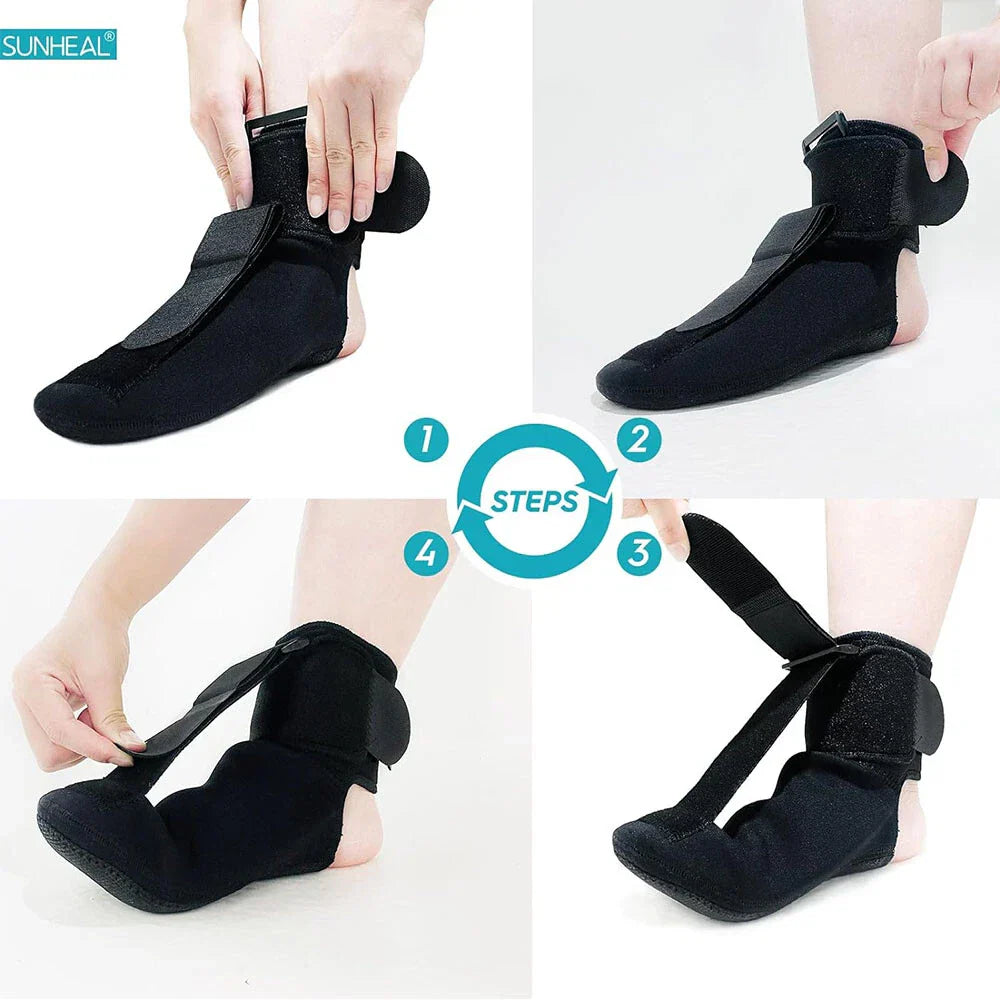 Plantar Fasciitis Night Splint Sock Adjustable Foot Support for Various Models