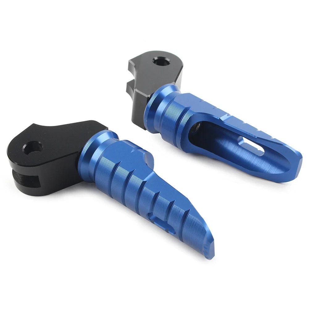 CNC Front Foot Pegs Pedal Blue for T100 T120 (2016-2022)