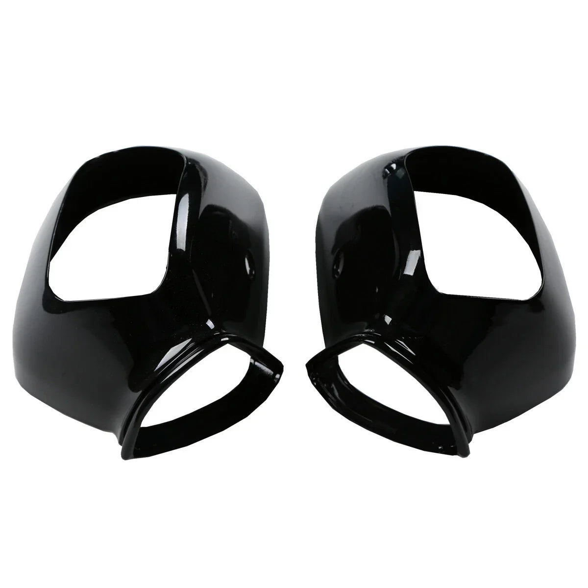 Black Rear View Mirror Case Covers for Honda Goldwing GL1800 (2001-2017)