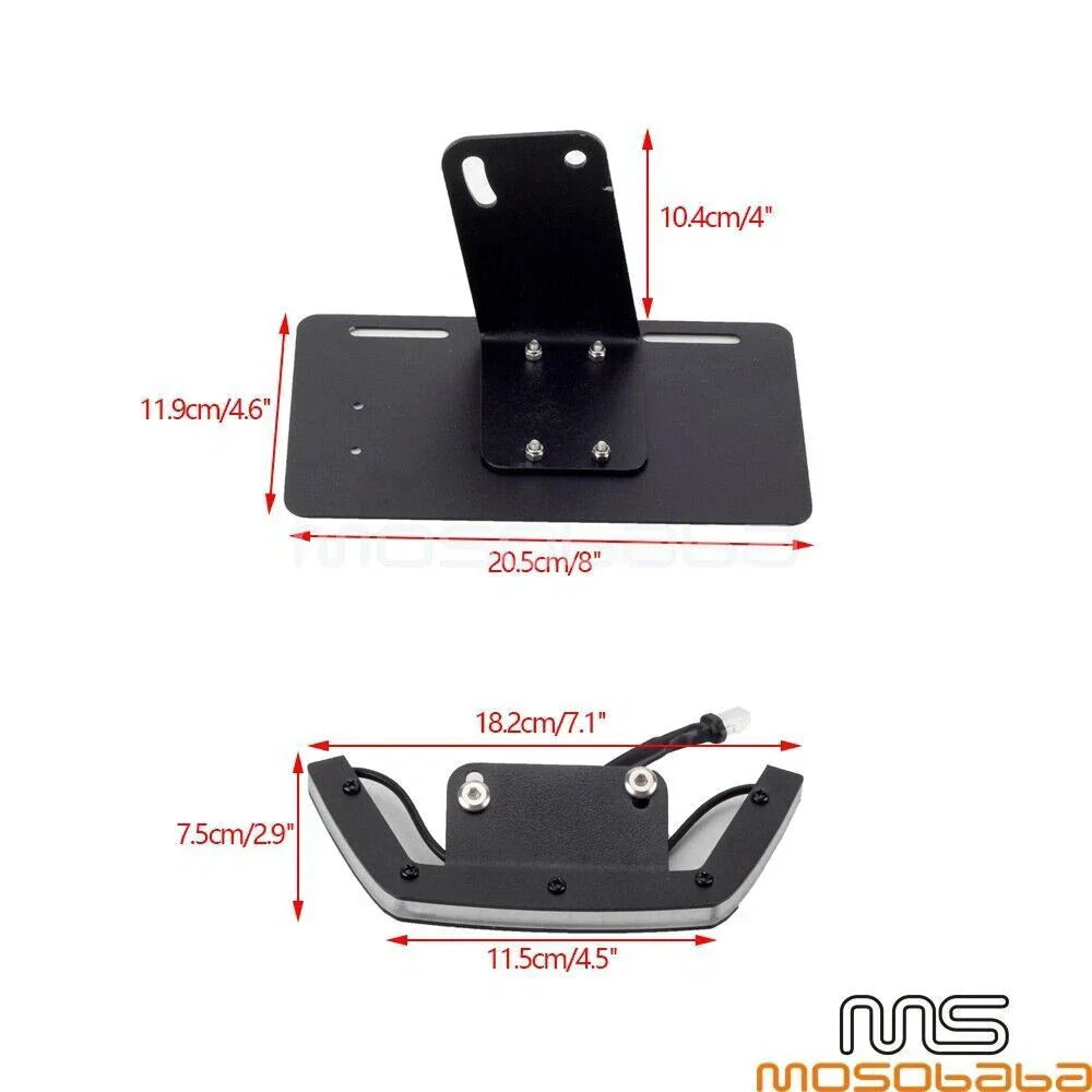 Rear LED Brake/Turn Signal/License Plate Holder for Harley Sportster S (2021-2023)