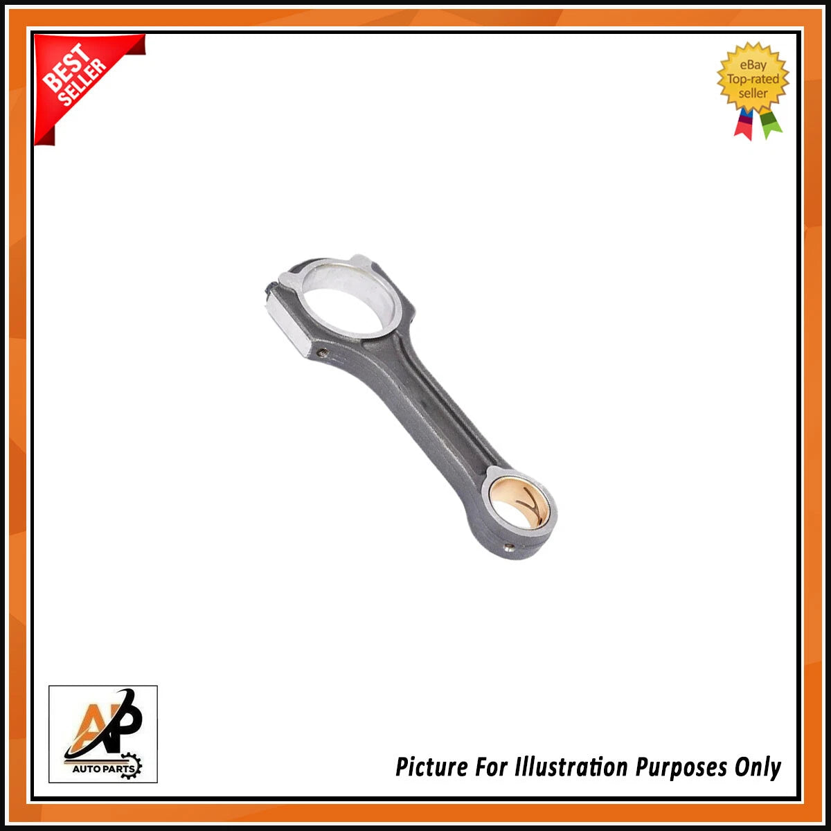 Connecting Rod Set of 4 OEM Replacement for Hyundai Santa Fe Sorento (2011–2023)