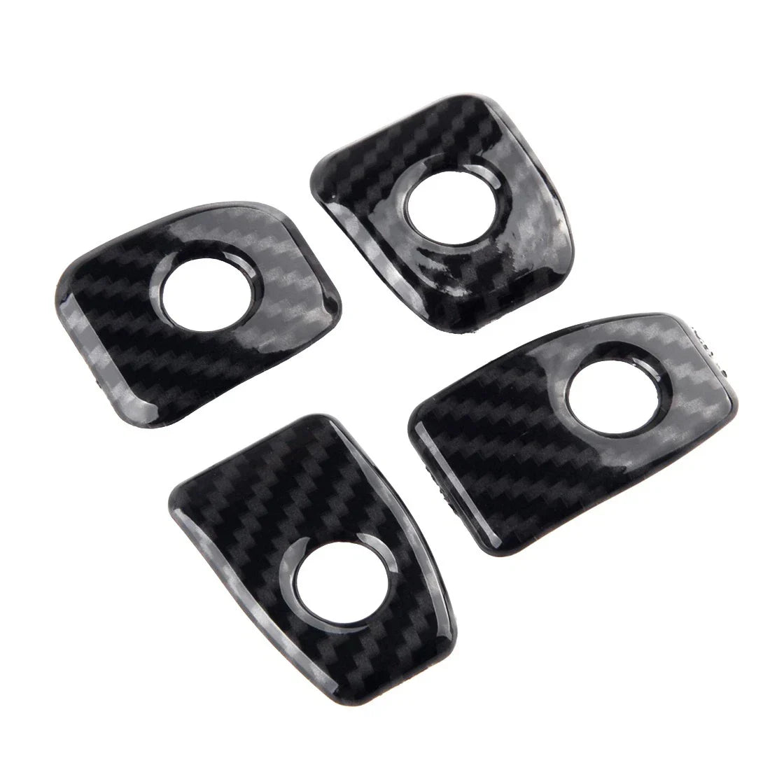 4pcs Carbon Fiber Door Lock Knob Covers for BMW X5 F15 (2014-2017)
