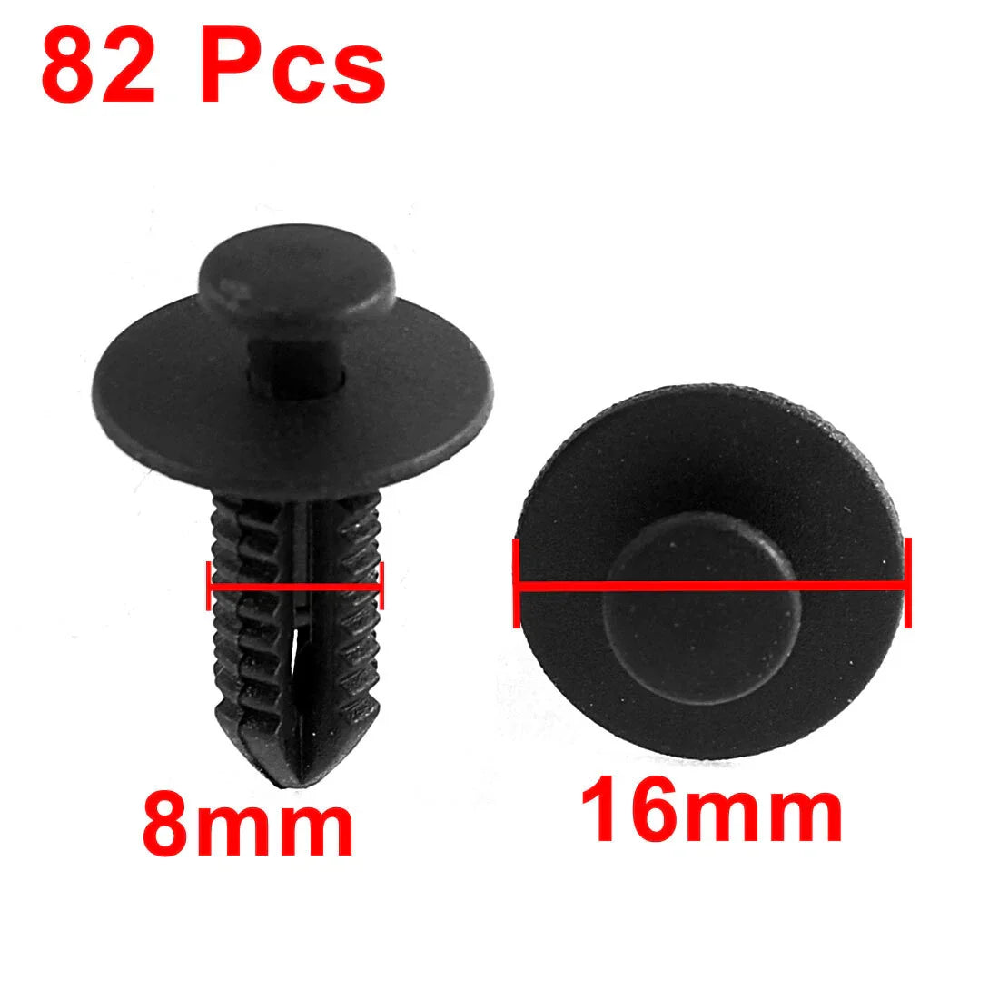 82 Pcs Plastic Rivet Fasteners for Mercedes Benz Bumper Flaps
