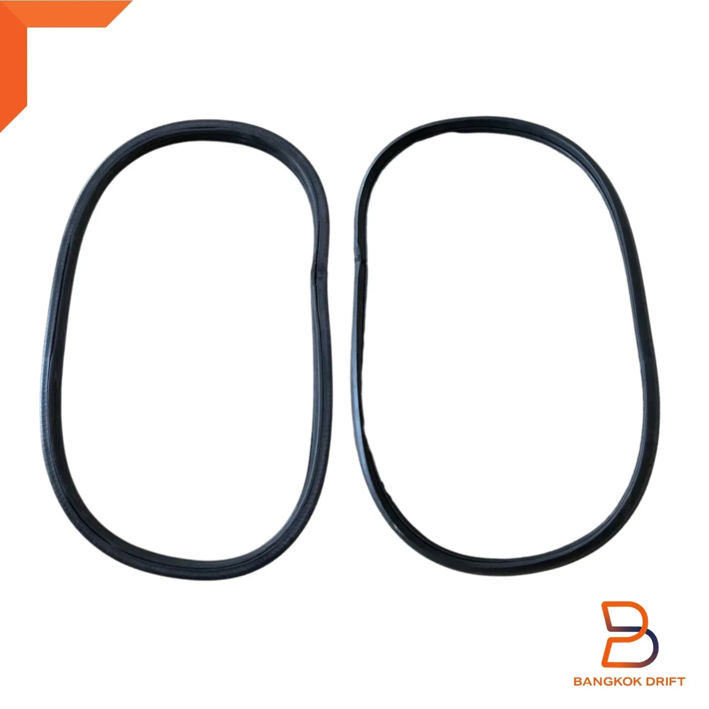LH & RH Glass Weatherstrip Rubber Seal for Holden Rodeo Space Cab (88-02)