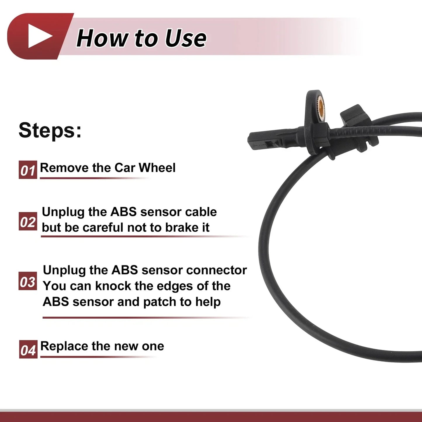 ABS Wheel Speed Sensor for Honda Odyssey Front Left (2005-2010)