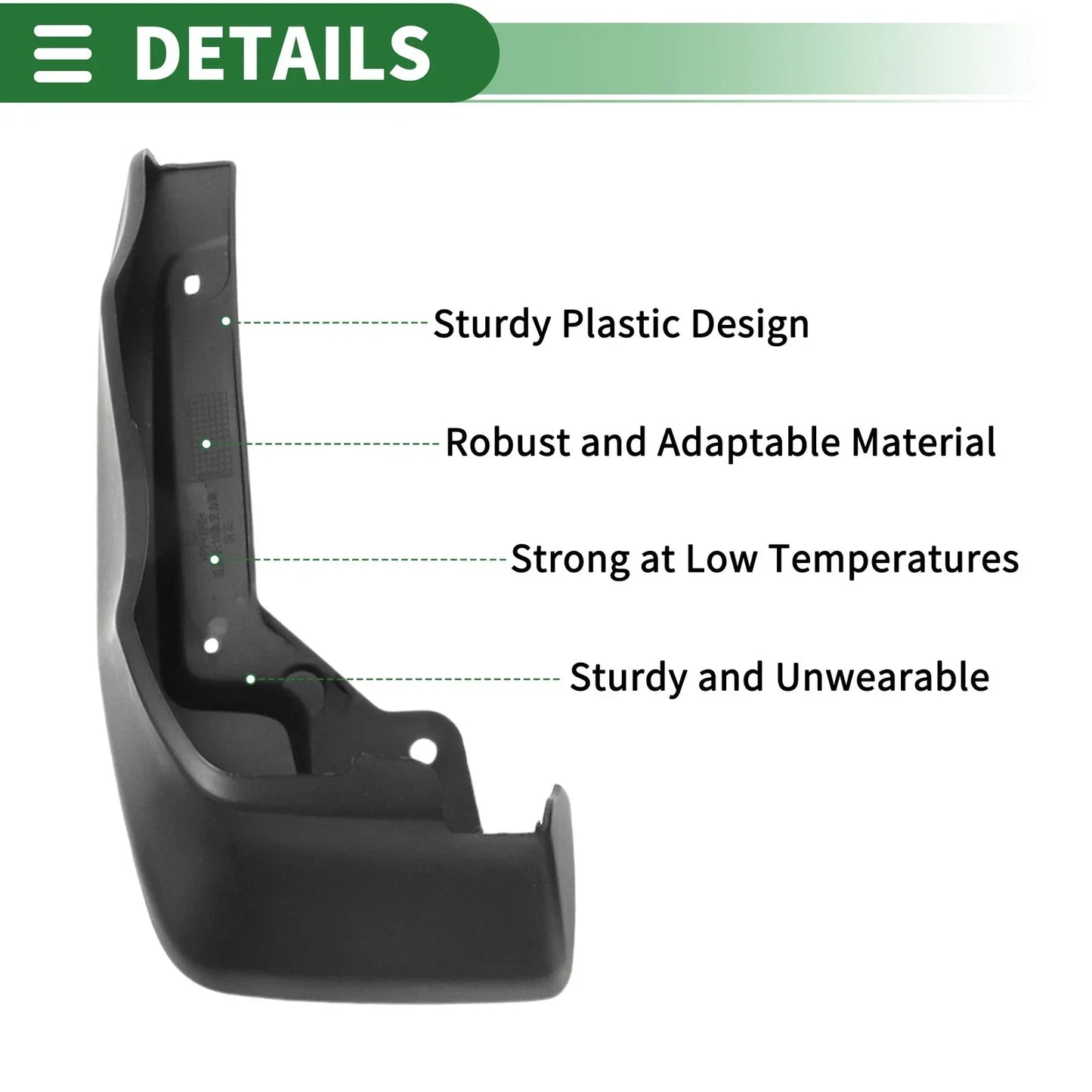 Mud Flaps Splash Guards Front & Rear for Honda Elysion (2022-2023)