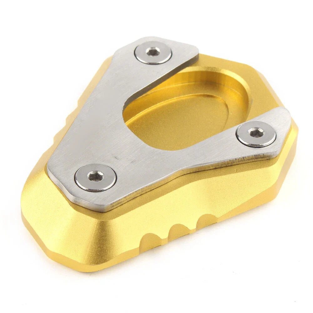 Gold CNC Side Stand Kickstand Foot Plate Pad for Kawasaki Z1000 (2010-2018)