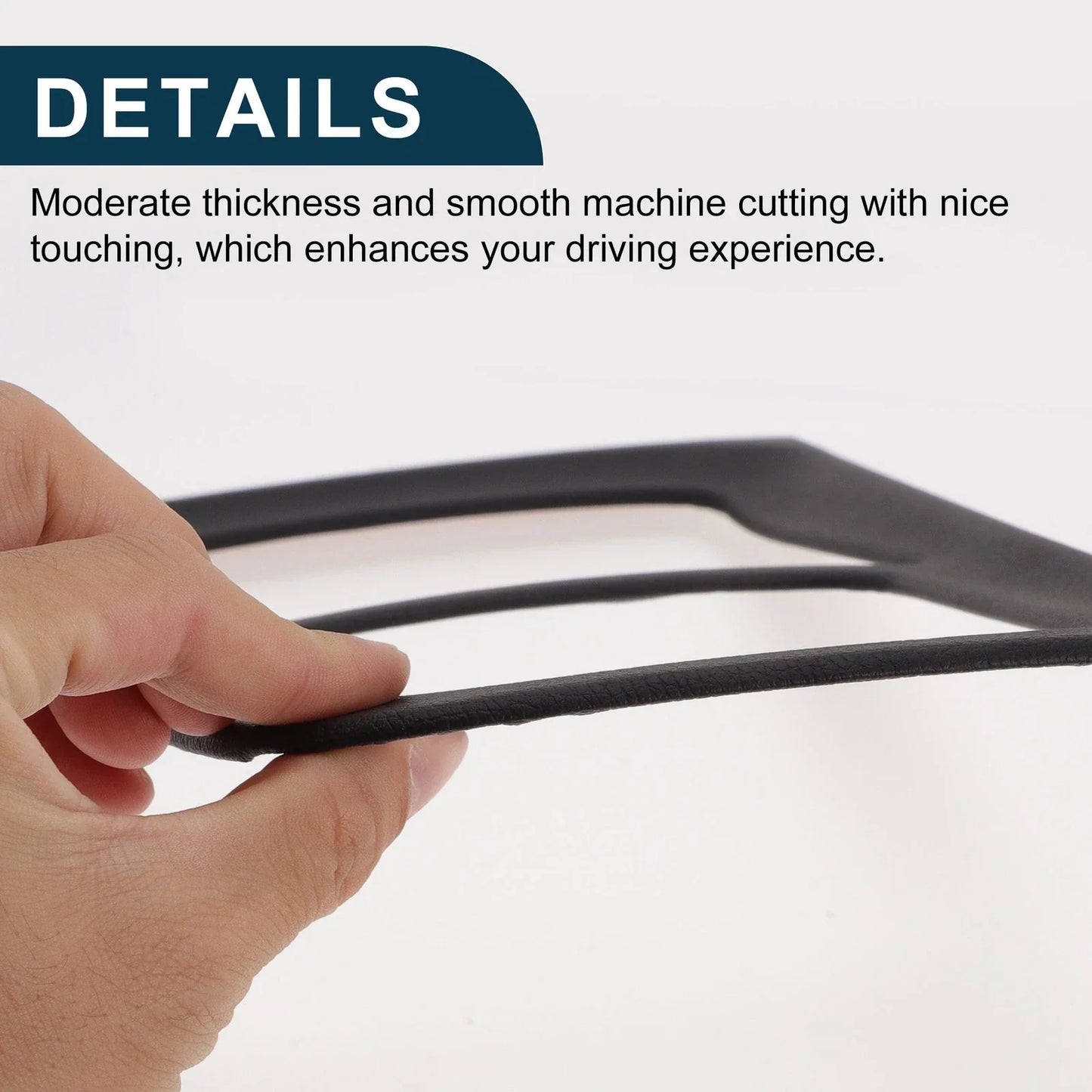 Center Console Panel Sticker for Mercedes-Benz GLA GLB EQA EQB Matte Black