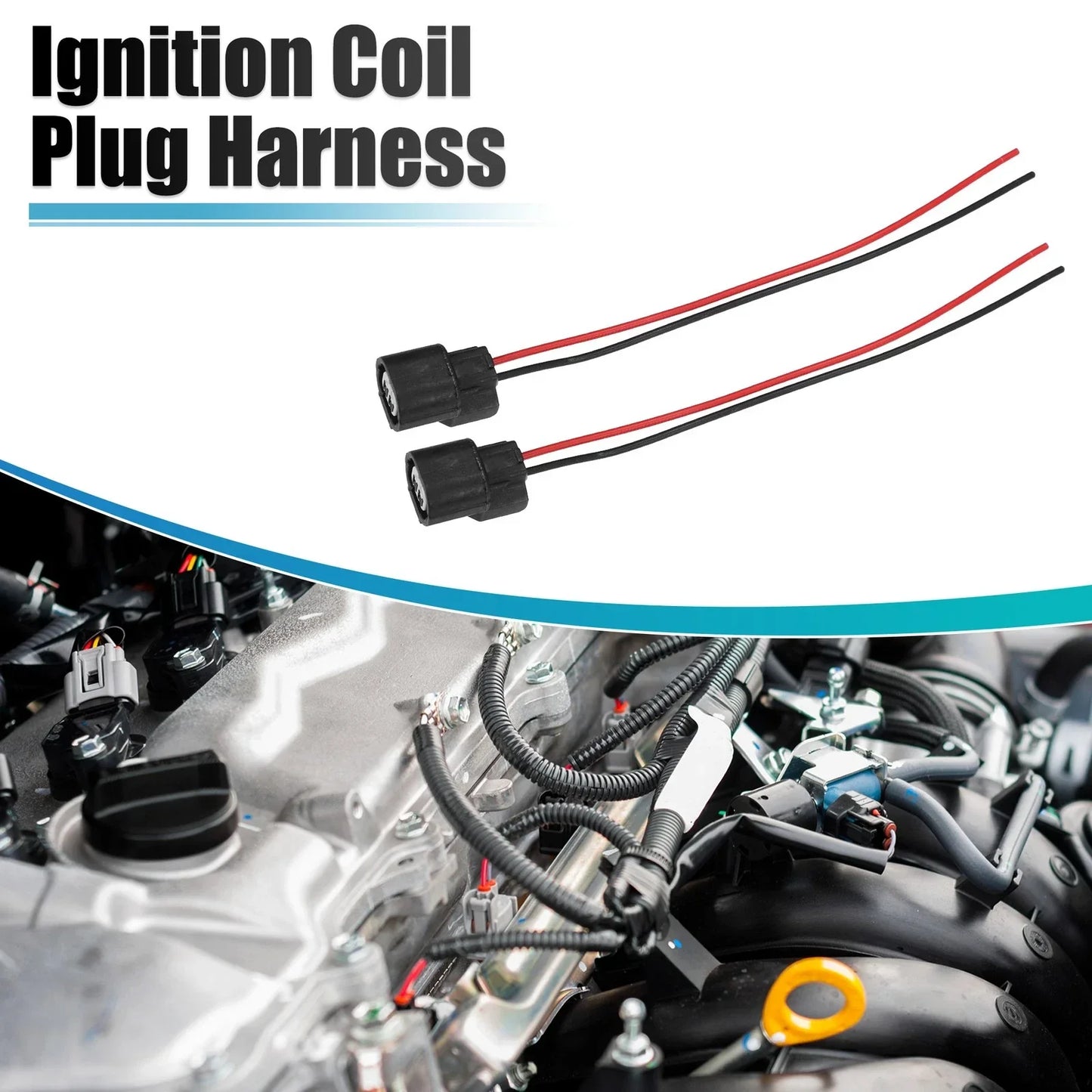 Fuel Injector Wire Pigtail Connector Repair Kit for Honda Pioneer 1000 (2016-2023)