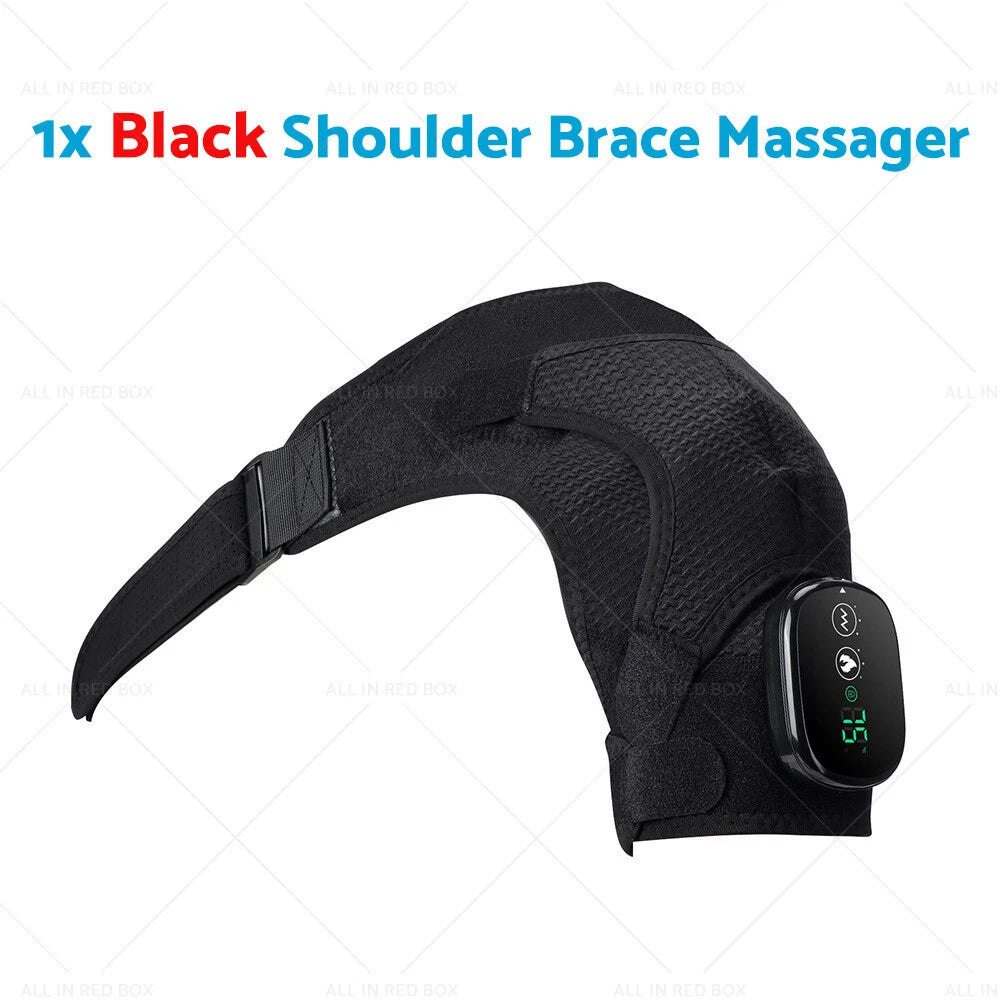 Heated Shoulder Brace for Rotator Cuff Support & Compression Wrap