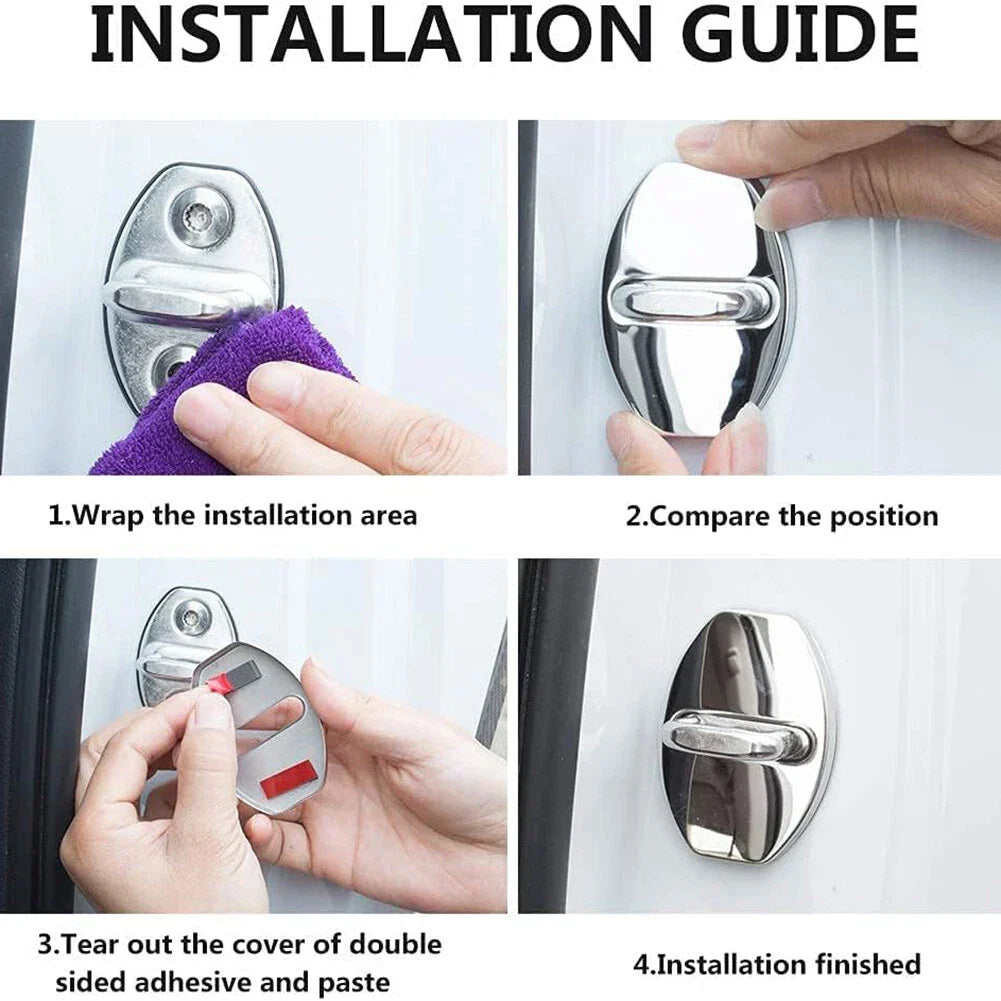 Car Door Lock Protective Cover for Audi A3 A4 TT S3 S4 VW Golf Passat