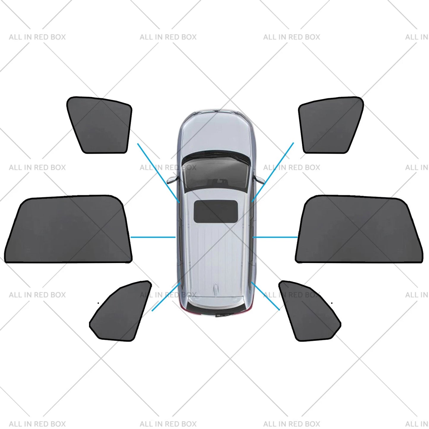 Magnetic Sun Shade Mesh for BMW X5 F95 G05 (2018 - Present)