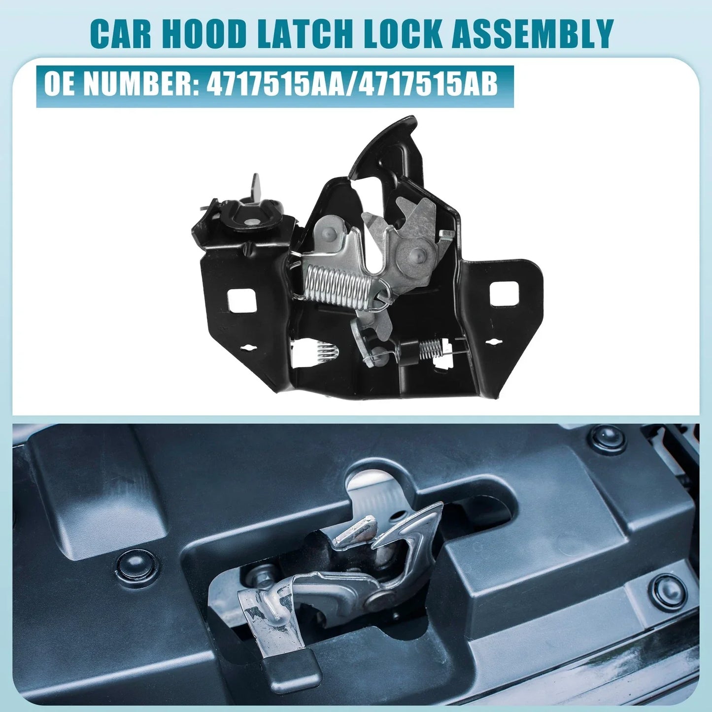Hood Latch Lock Assembly for Dodge Grand Caravan (2001-2007)