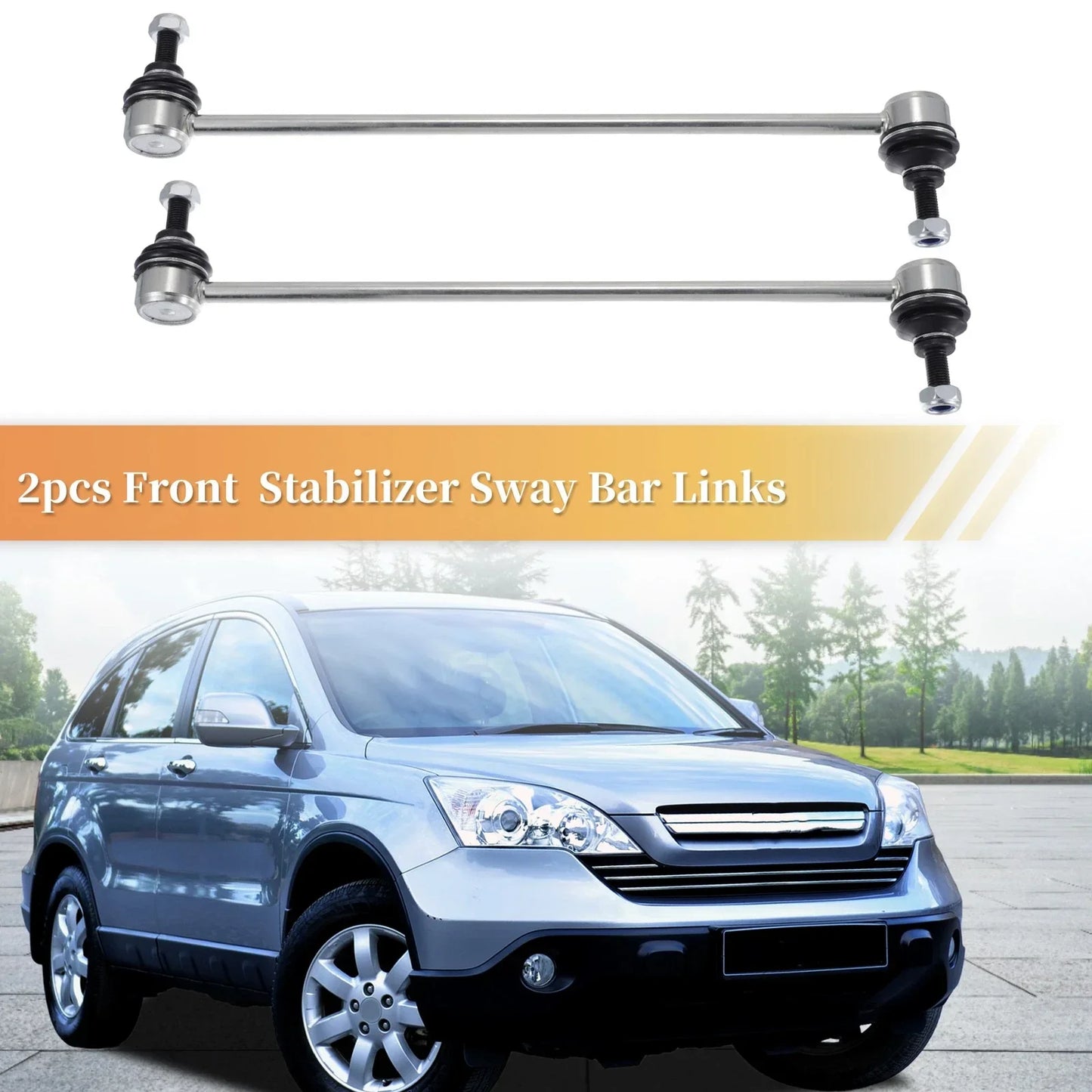 2 x Front Stabilizer Sway Bar Links for Honda Civic (2016-2017)