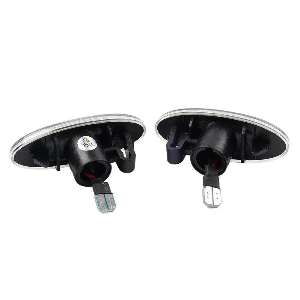 Dynamic Clear LED Side Marker Turn Signal Light for Nissan Qashqai Juke X-Trail
