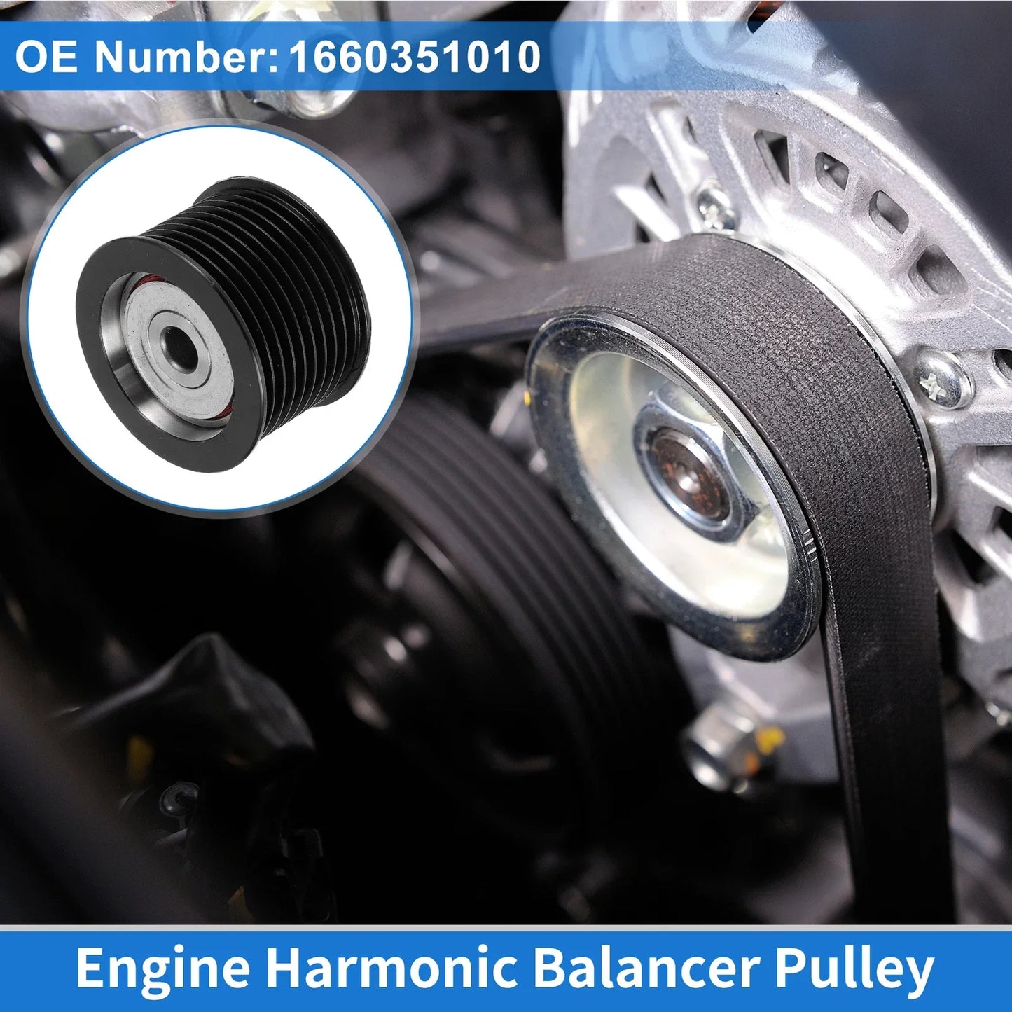Drive Belt Idler Pulley for Lexus LX570 (2008-2011, 2013-2019) 1 x Pc