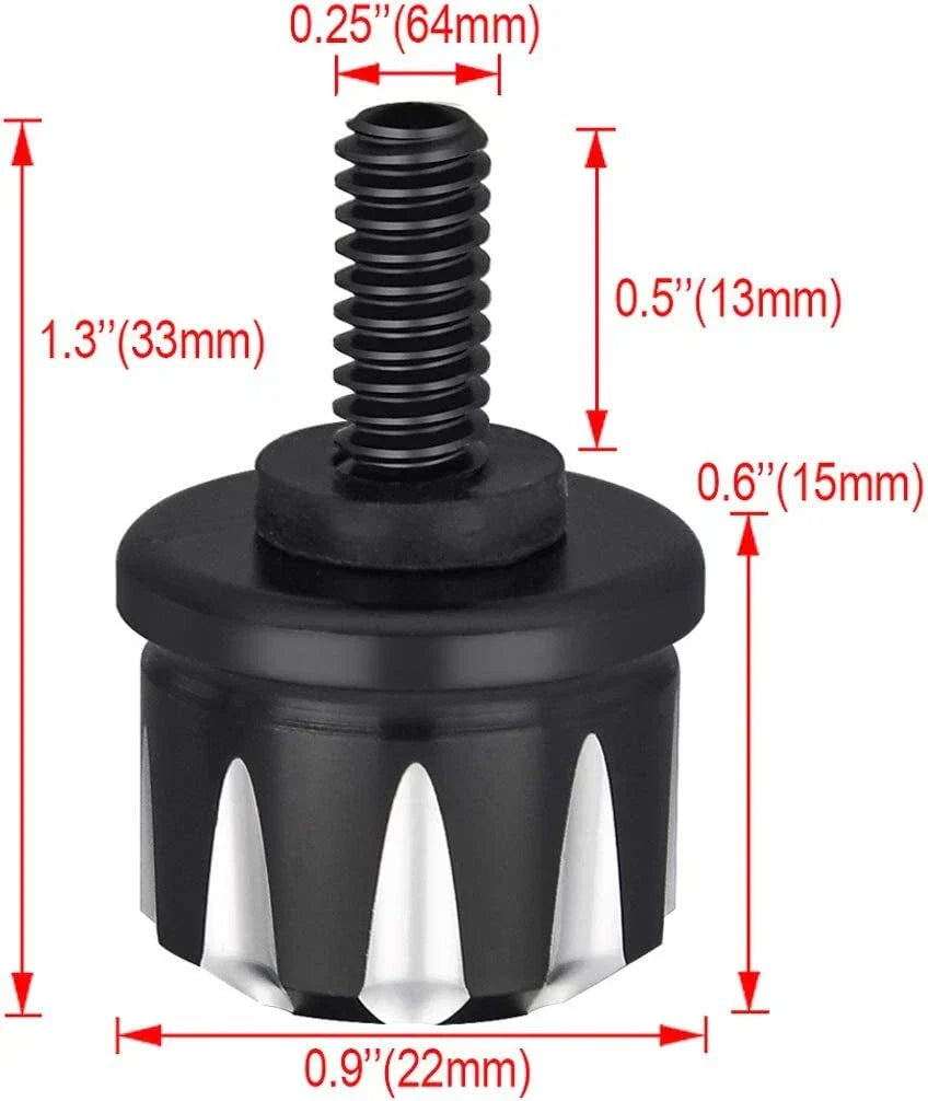 Aluminum Seat Bolt Tab Screw Mount for Harley Davidson Road Softail
