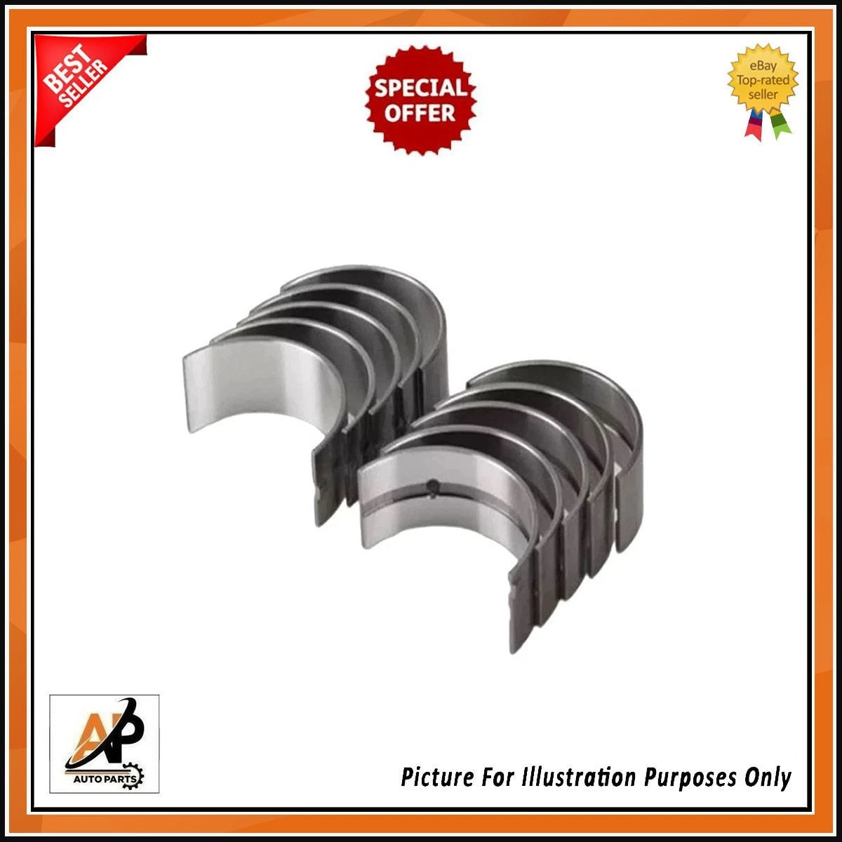 Crankshaft Bearing Kit OEM Replacement for Mercedes Benz OM651 1.8 2.2 CDI (2010–2020)