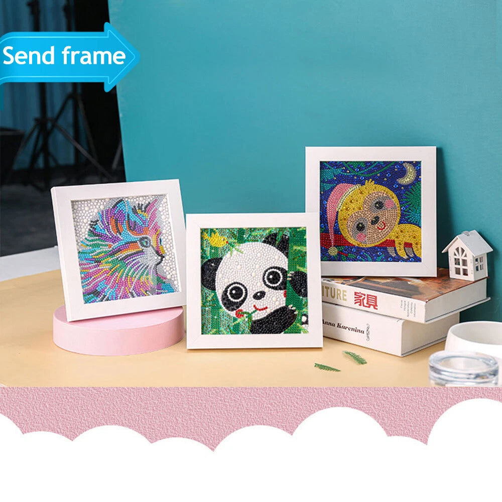 5D Cartoon Easy Diamond Painting Kit for Kids Fun