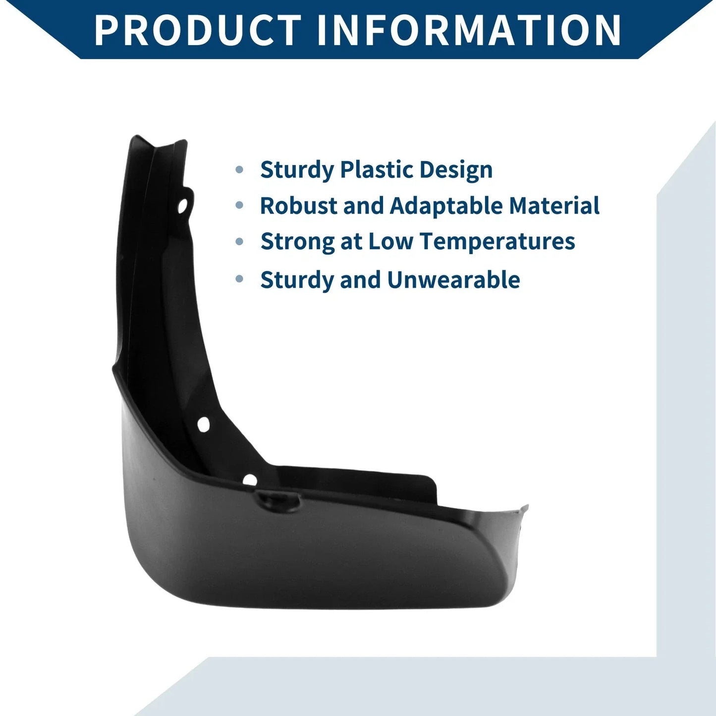 Mud Flaps Splash Guards 1 Set for Mercedes Benz S Class (2021-2022)