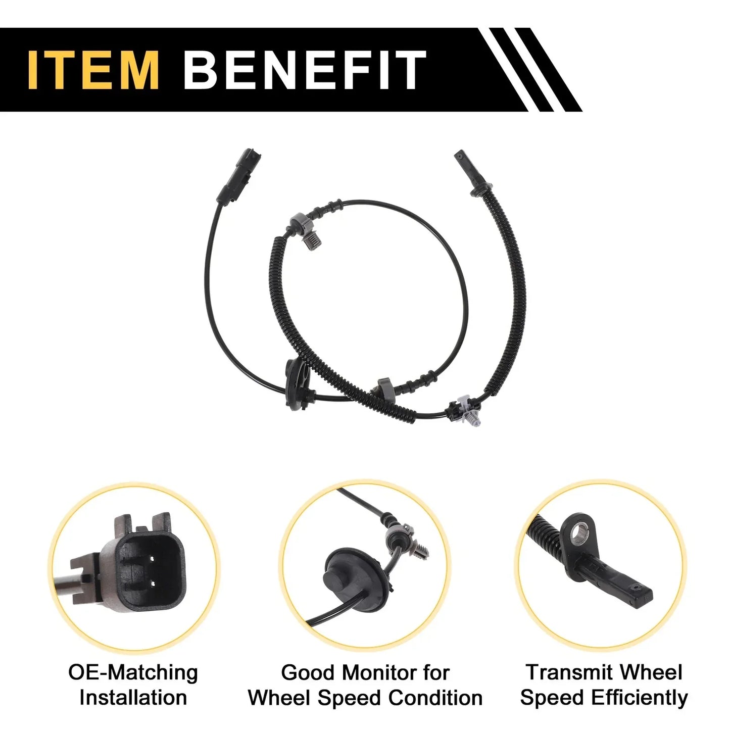 ABS Wheel Speed Sensor for Chevrolet Blazer Front Left (2000-2005)
