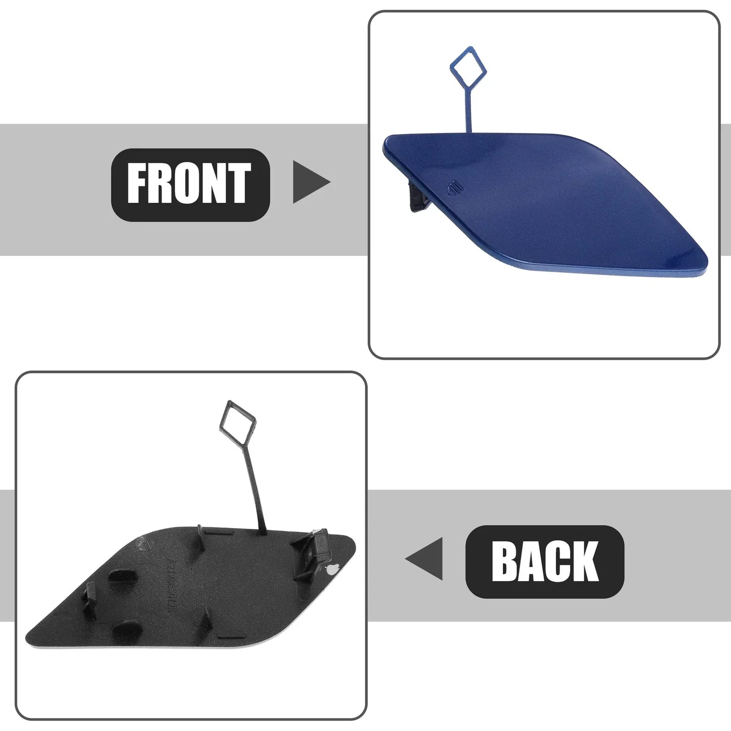 Front Car Bumper Tow Hook Cover for Mercedes Benz E-Class (2017-2023)