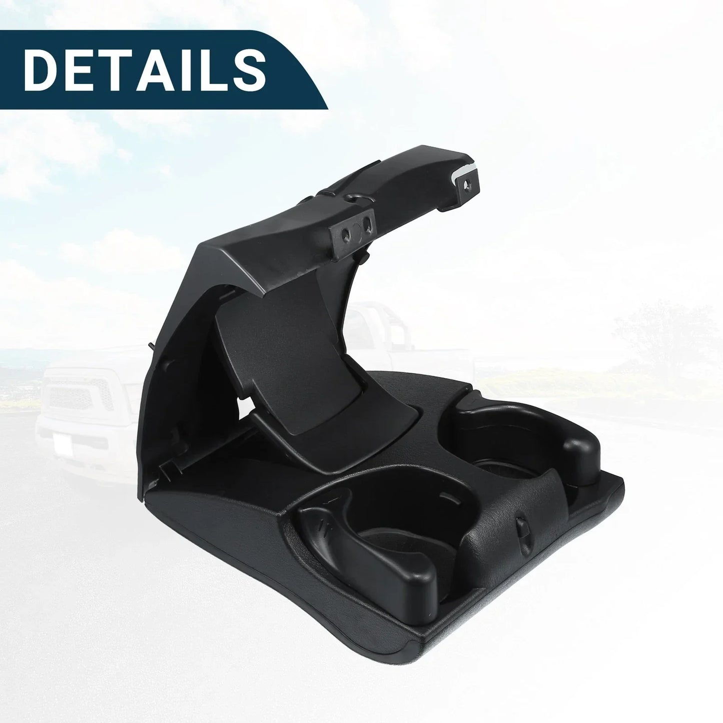 Auto Cup Holder for Dodge Ram 1500 (1998-2001) - Black
