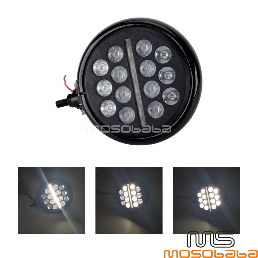 Front Fairing + Clear Windshield + 5.75" Headlight for Harley Softail (2018-2023)