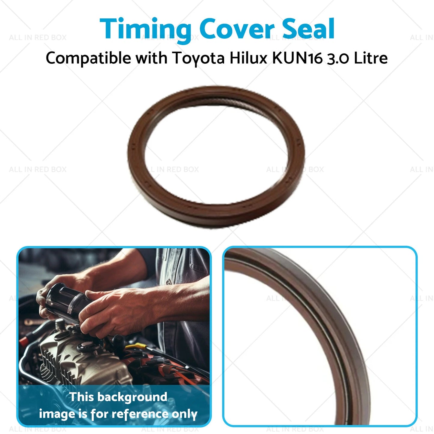 Timing Cover Seal for Toyota Hilux KUN16 3.0L (2005-2015)