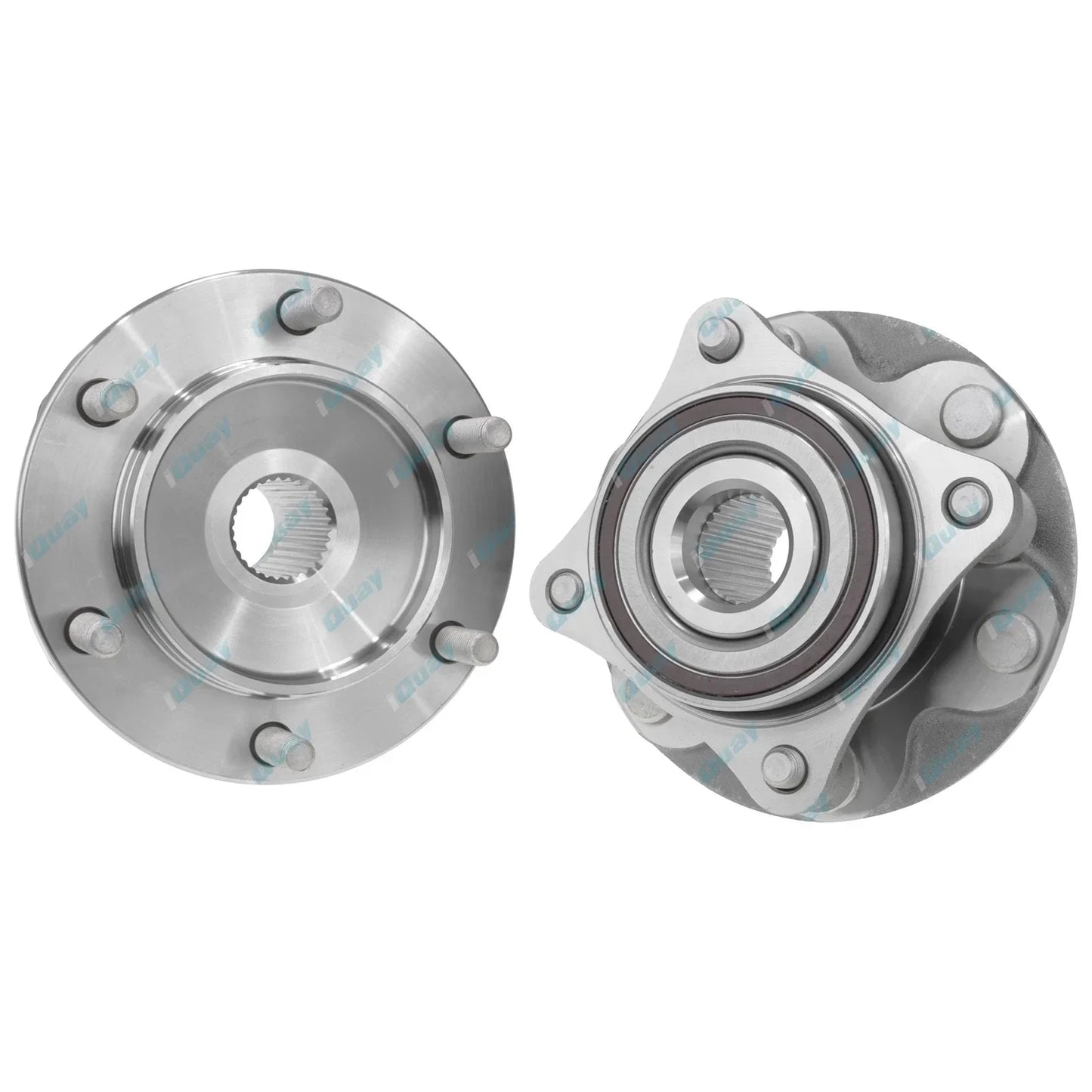 2 x Front Wheel Bearing Hubs for Toyota Fortuner GUN156 4cyl 2.8L 2015-2019
