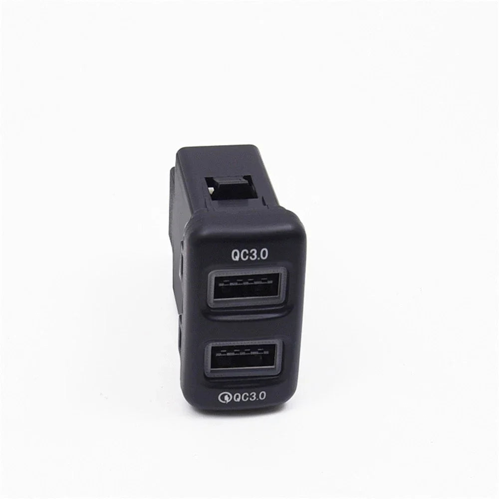 18W Dual-USB QC3.0 Fast Car Charger for Toyota Tacoma, FJ Cruiser, Tundra