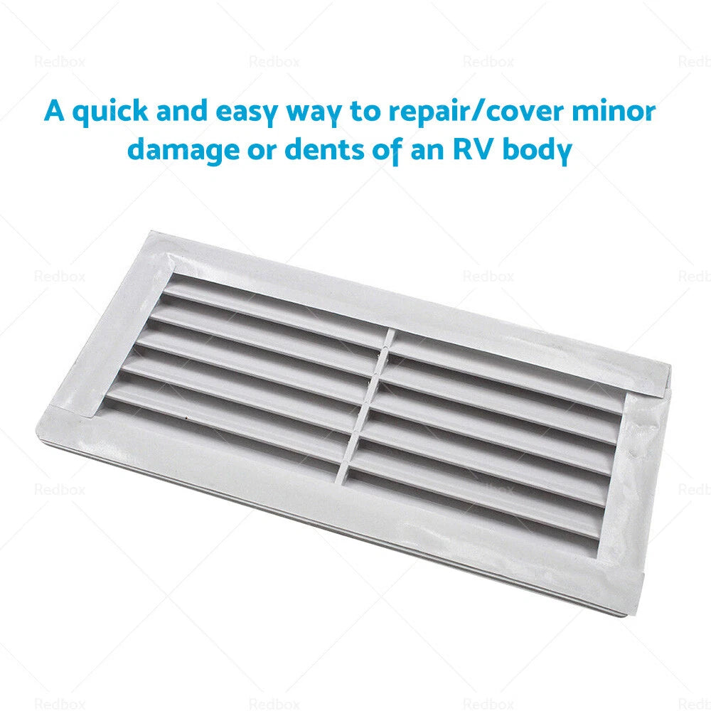 Rectangular Louvered Air Vent 260 x 125mm for Caravan RV Boat Marine