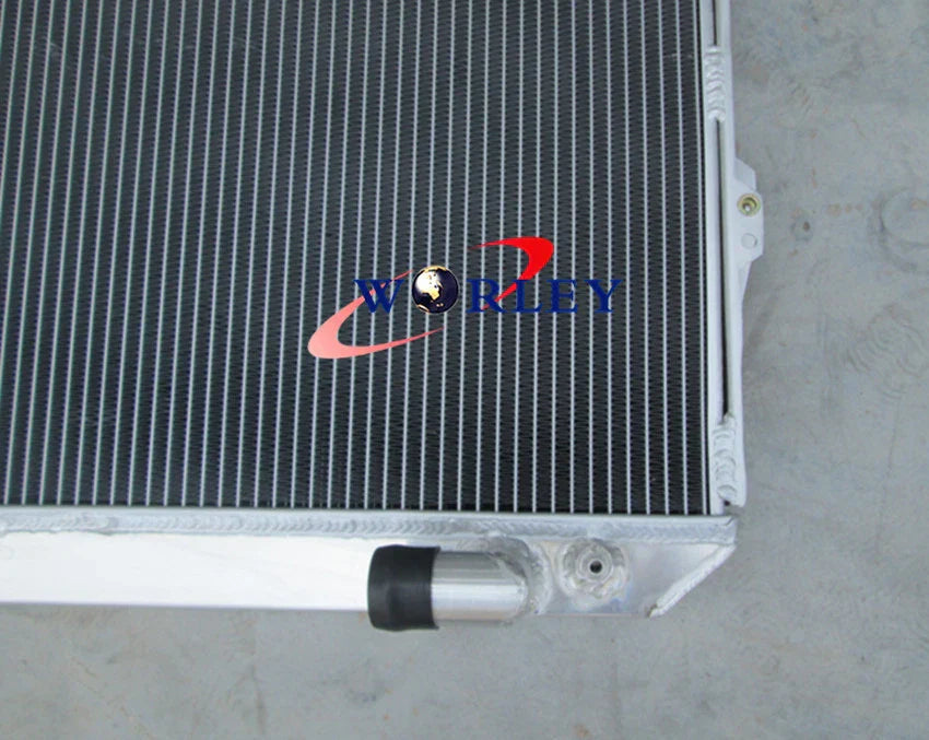 Row Aluminum Alloy Radiator + Shroud + Fan for Toyota Hilux LN106 LN111 (88-97)