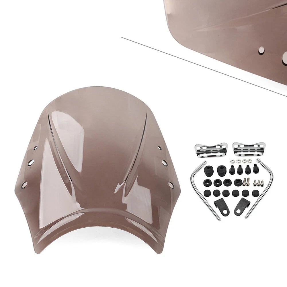 Tan Universal Motorcycle Windshield Deflector
