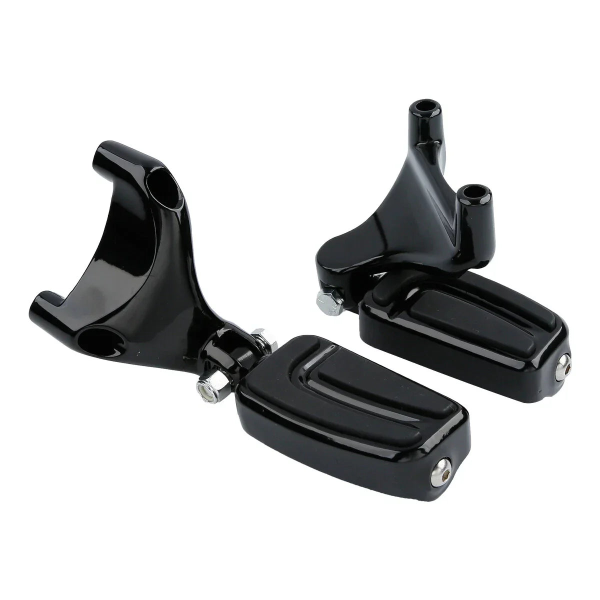 Black Passenger Footpegs for Harley Sportster 883 1200 (2004-2013)