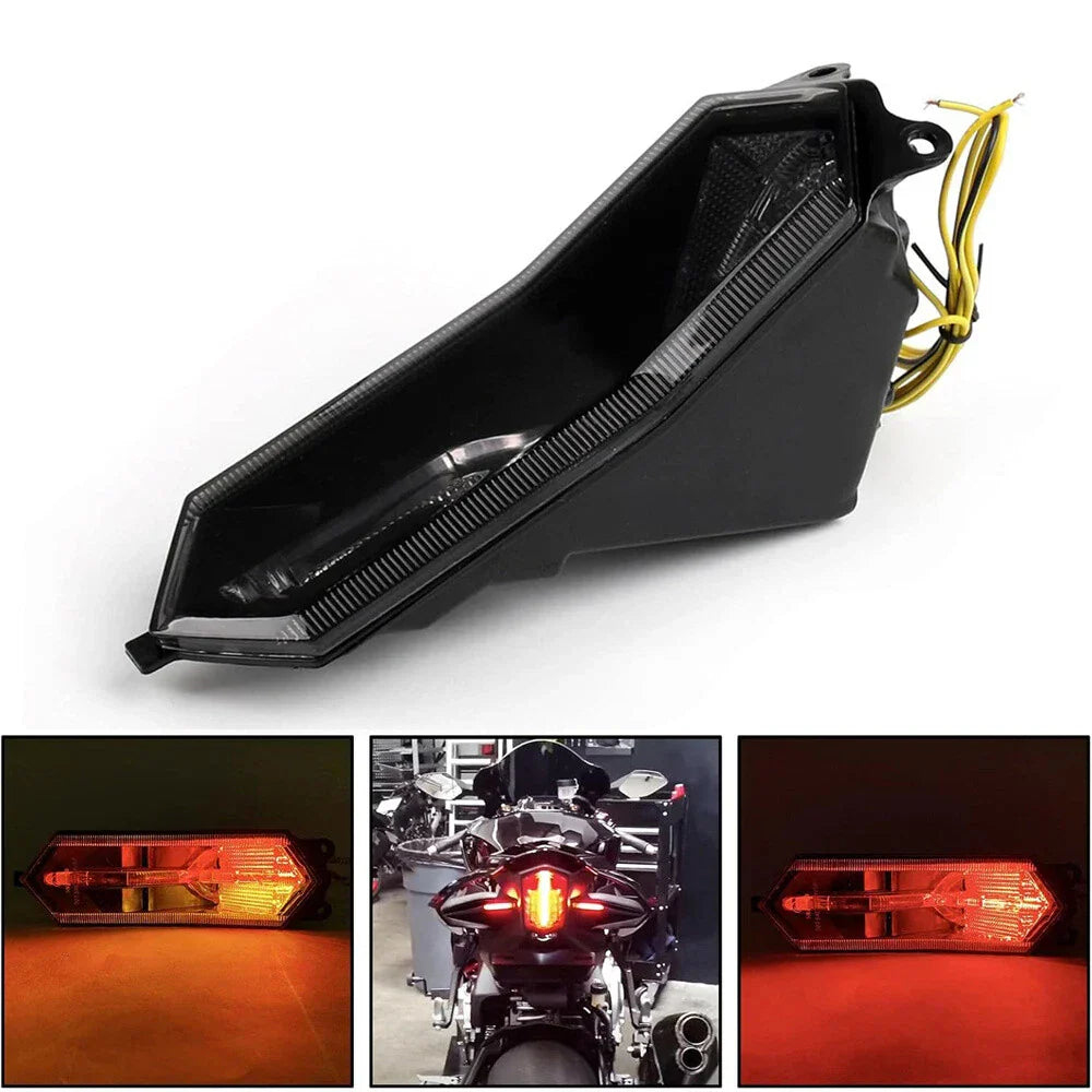 Rear Tail Light with Integrated Turn Signals for Yamaha YZF-R6, R1, R1M, R1S (2006-2023)