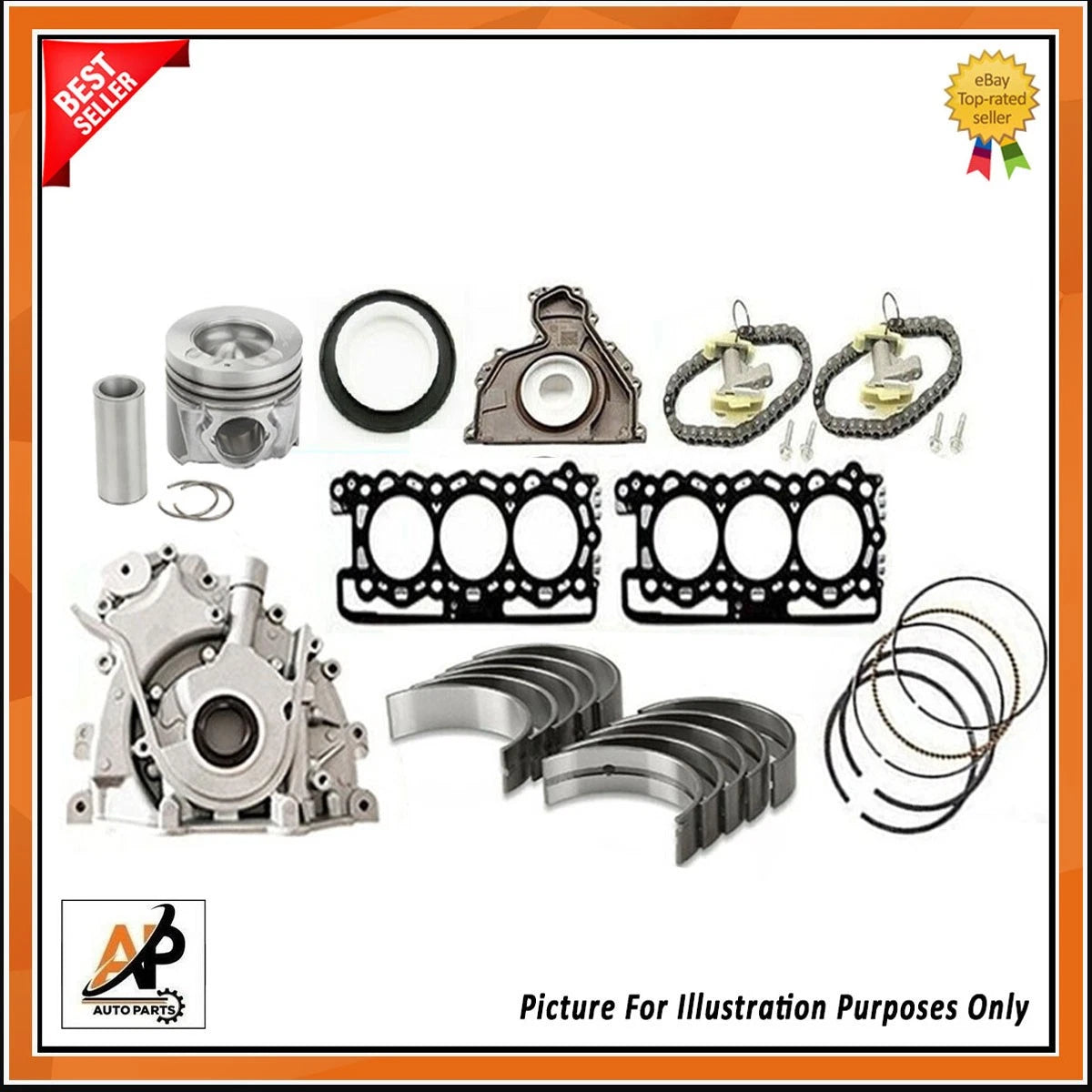 Engine Rebuild Kit Upgraded Parts for Jaguar 3.0 and Range Rover 306DT (—)