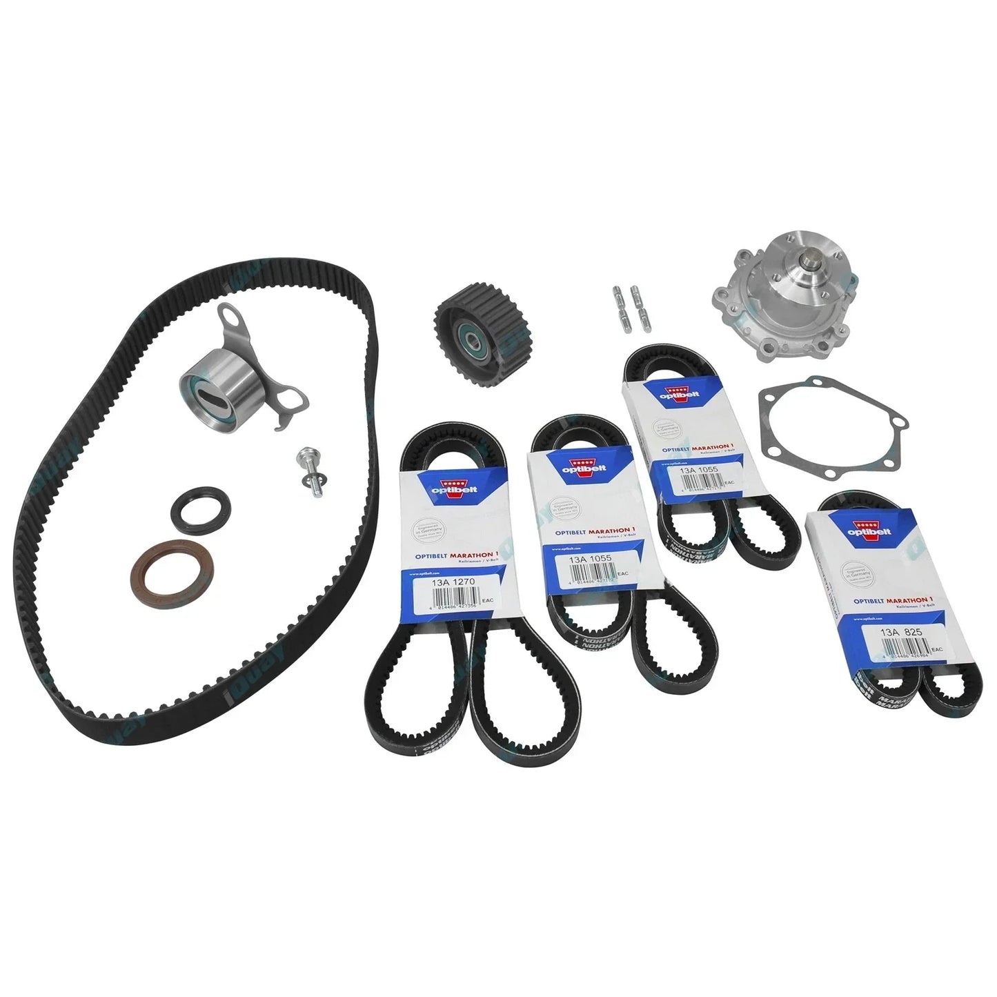 Water Pump & Timing Fan Belt Kit for Hilux LN147 LN167 LN172 (1997-2005)