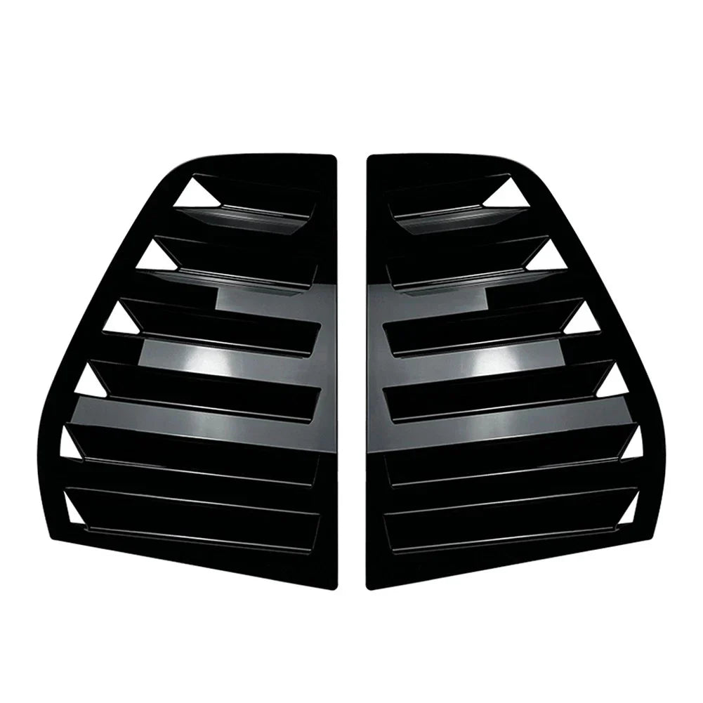 Gloss Black Rear Window Louver Cover Trim for VW Golf MK5 (2004-2008)