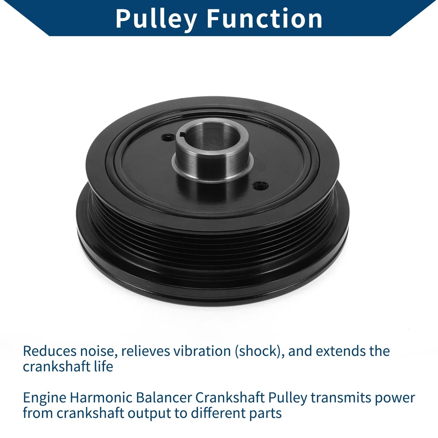 Harmonic Balancer Crank Pulley for Lexus LS460 6 Groove (2007-2017)
