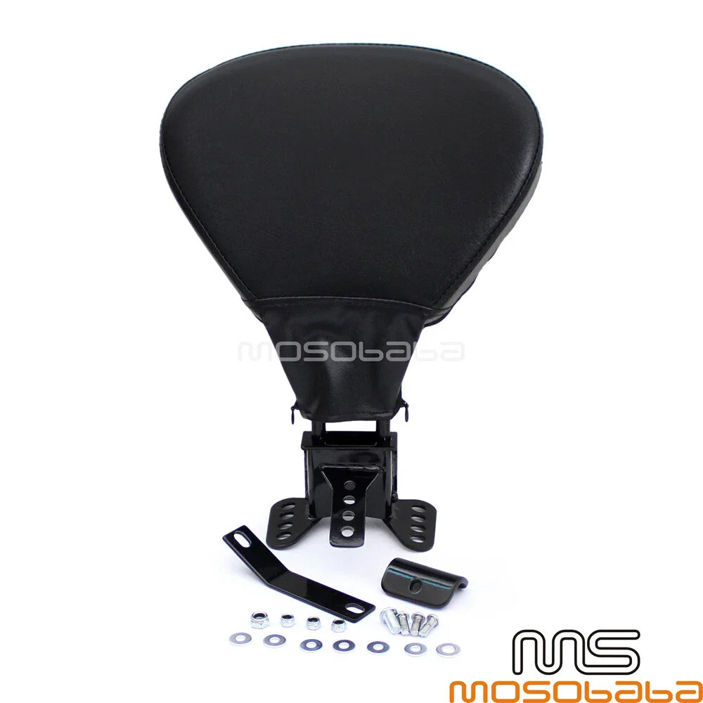 Black Backrest Pad Bracket for Harley Touring FLH Street Glide (2009-2023)