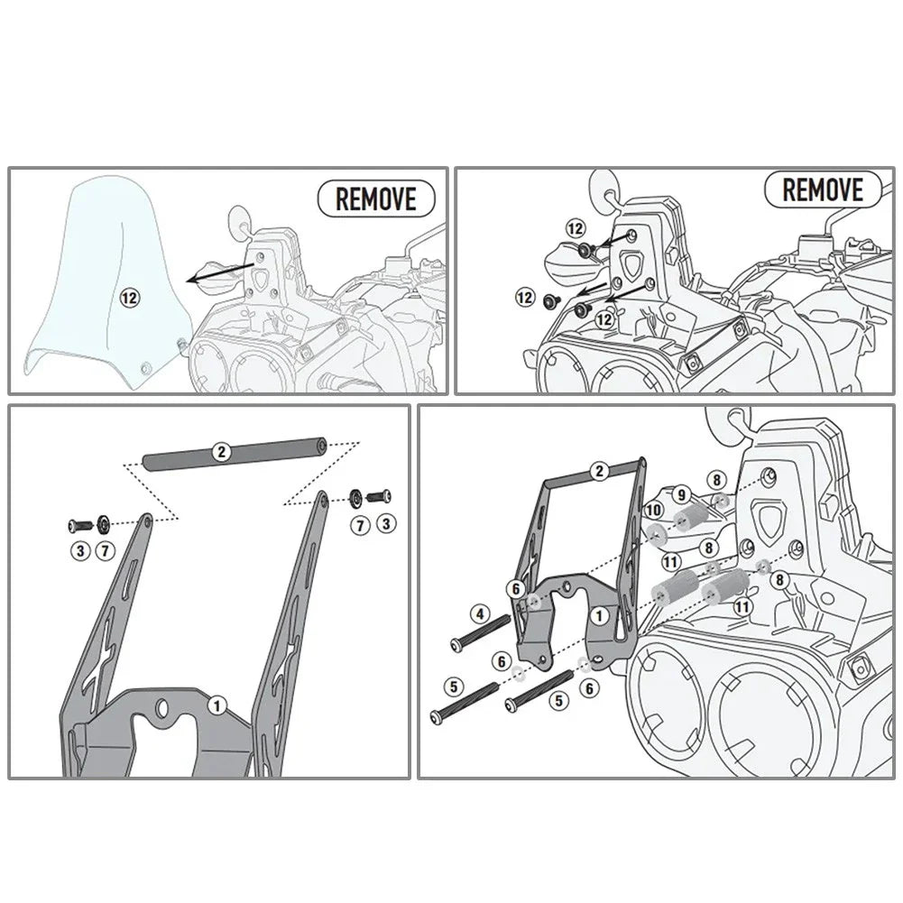 22mm GPS Phone Navigation Mount for Ducati Desert X (2022-2023)