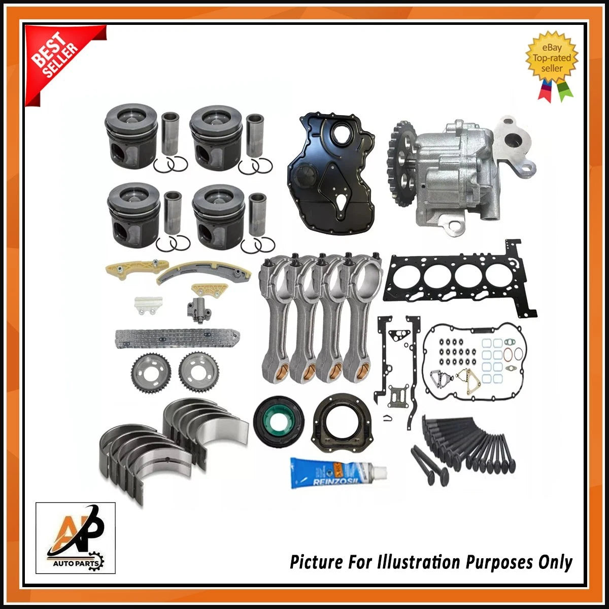 Engine Conversion Kit for Ford Transit 2.2 TDCi FWD (2010–2016)